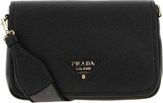 Prada Black Logo Small Shoulder Bag