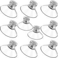 OEM Juego De 10 Ventosas Roscadas De Pvc (25 Mm) Para Colgar Y Fijar Cortinas Aislantes Para Autocaravanas, Coches Y Furgonetas. - Crezuo
