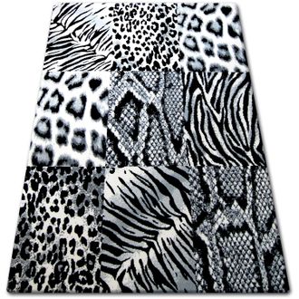 RugsX Alfombra Bcf Flash 33307/177 Black 120x170 Cm