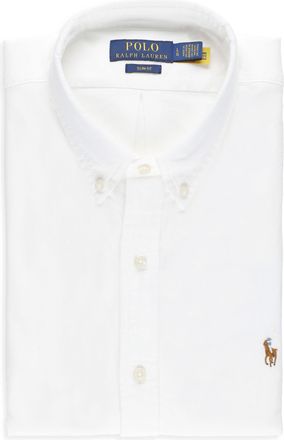 Polo Ralph Lauren White Cotton Button-Down Shirt