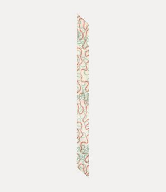 Vivienne Westwood Flower And Orb Twilly Flower & Orbs Ivory Unisex