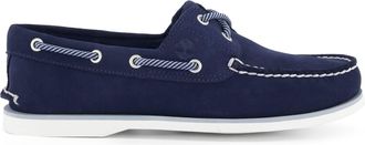 Timberland Mens Tboa43vs019 - Boat Shoes - Navy Suede - Size UK 7
