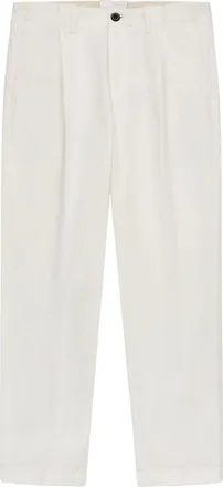 Slowear pleat cotton trousers - Neutrals