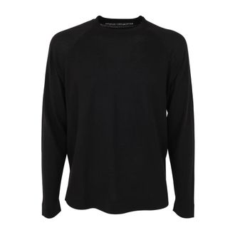 Original Vintage Tops, Heren, Zwart, M, Katoen, Zijden Katoenen T-shirt