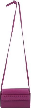 Chlo&eacute; Purple Leather Shoulder Bag With Braided Detail, Never Carried (Authentic Pre-Loved)