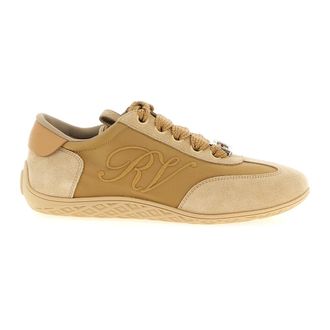 Roger Vivier Viv Low Trainers - female - Roger Vivier - Sneakers - Beige - 7 UK - Shoes
