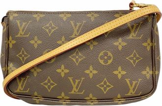 Louis Vuitton Brown Pouch (Pre-Owned)
