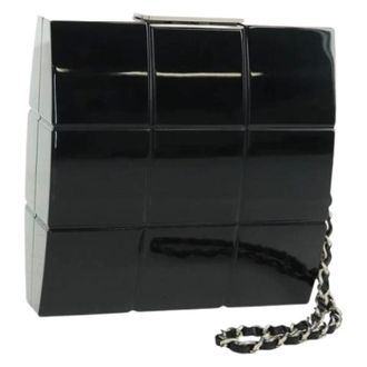 Chanel Pre-owned Plastic Clutch - Dames - Pre-owned - Zwart - Maat: ONE Size
