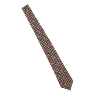 Kiton Micro-Geometric Seven-Fold Tie - male - Kiton - Ties - Multicolor - ONE SIZE - Accessories