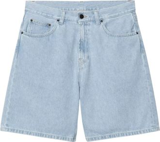 Carhartt Work in Progress Nolan Short - Heren - Denim shorts - Blauw - W30 - Katoen - Korte Broeken
