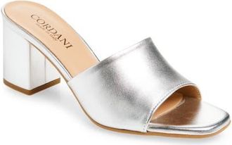 Cordani Irina Slide Sandal in Argento at Nordstrom, Size 8.5Us