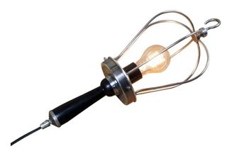 PIB L&aacute;mpara met&aacute;lica colgante plateada