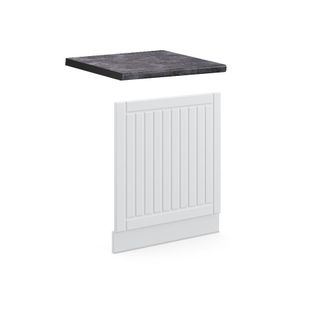 Vicco Panel Frontal Fame-line, Blanco Casa De Campo, 60 Cm, Et Antracita