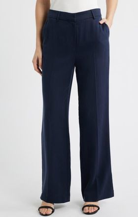Reformation Gisele Pants in Midnight at Nordstrom, Size 12