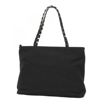 Ferragamo Black Nylon Tote Bag (Pre-Owned)