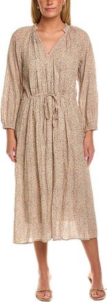 Velvet Velvet By Graham & Spencer Lima Long Sleeve Midi Dress