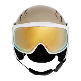 Fusalp Alvik Helm - unisex - Sport - Beige - Maat: L Leer