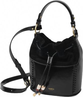 SANCIA Womens Zilona Leather Handbag In Black