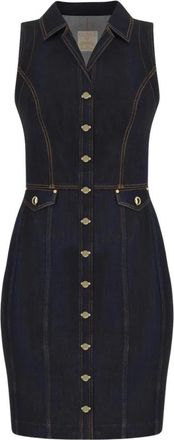 Guess Mujer, Vestidos, Azul, Talla: S