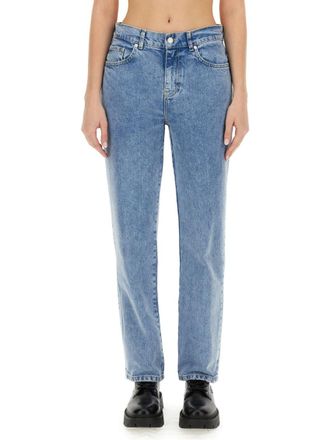 Moschino Denim Boyfriend Mid Rise Jeans
