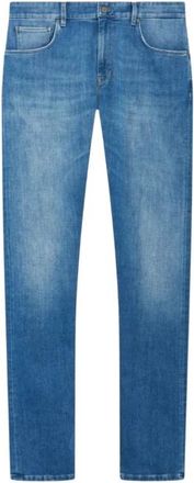 Pantaloni Torino Jazz Jeans - Heren - Slim Fit Jeans - Blauw - W34 - Katoen - Jeans
