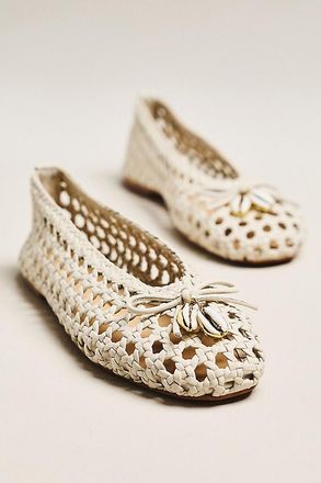 Dolce Vita Cason Charm Woven Ballet Flats