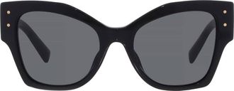 Dolce & Gabbana Dark Grey Butterfly Ladies Sunglasses DG4478F 501/87 53
