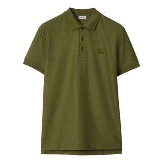 Burberry 26 Cotton Polo Shirt Olive Green 80991641