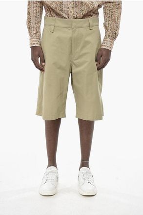 Bottega Veneta Cotton Shorts With Hidden Button Closure size 46
