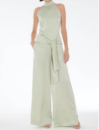 Toccin Auggie Side Slit Pull On Pant In Mint