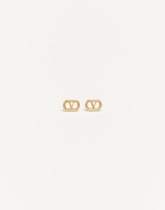Valentino Garavani Orecchini Ovalette In Metallo Donna ORO UNI
