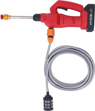 OEM Hidrolimpiadora Inal&aacute;mbrica, 350 Psi, Alcance De 9 M, 60 W, Port&aacute;til, A Bater&iacute;a, Enchufe Europeo De 100-240 V