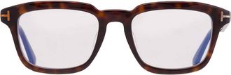 Tom Ford Blue Light Block Rectangular Mens Eyeglasses FT6032-F-B 052 52