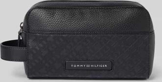 Tommy Hilfiger Kulturtasche mit Label-Detail in Black, Gr&ouml;&szlig;e 1