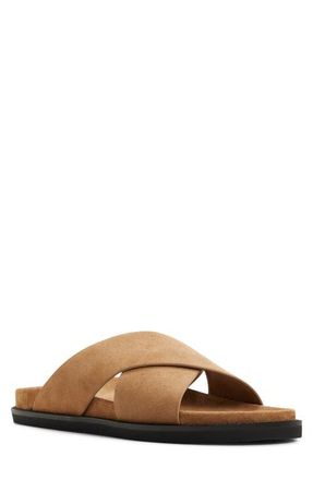 G.H. Bass & Co. Charleswood Cross Strap Sandal in Light Brown at Nordstrom, Size 10