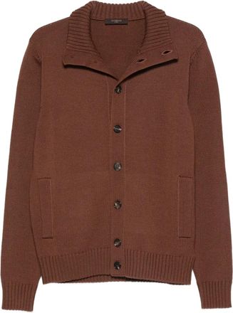Slowear Cardigan con bottoni - Marrone