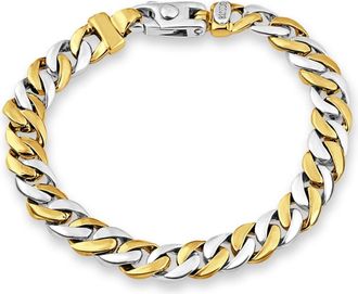 Pompeii3 Mens Cuban Link 14k Gold (38gram) or Platinum (51gram) 8mm Bracelet 8.5