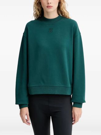 HUGO BOSS Maglione con logo - Verde