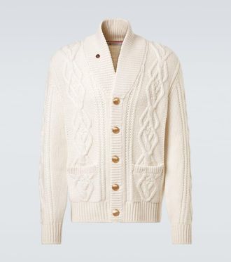 Brunello Cucinelli Cable-knit cashmere cardigan