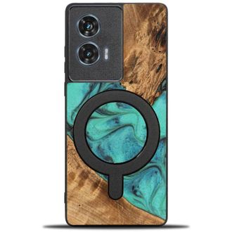 OEM Funda Bewood Unique Para Motorola Edge 50 Fusion - Turquesa Con Magsafe