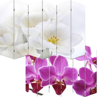 Hhg Hhg - Foto Paravent Separador De Ambientes Partici&oacute;n M68 Certificado Mvg, 180x240cm, Orqu&iacute;dea