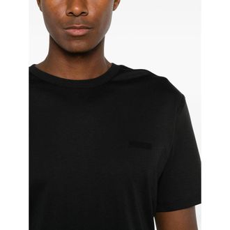 Calvin Klein Crew Neck Cotton T-Shirt - Black