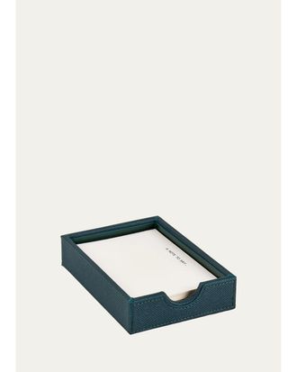 Graphic Image Leather Memo Tray