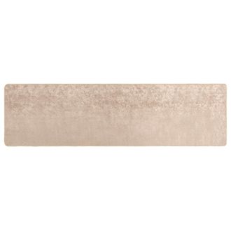 vidaXL Pasillo De Alfombra Marsa Beige 100 X 400 Cm Poli&eacute;ster Y Pvc Vidaxl