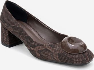 Prologue Mila Gesp Vierkante Neus Blokhak Pump (Dames)