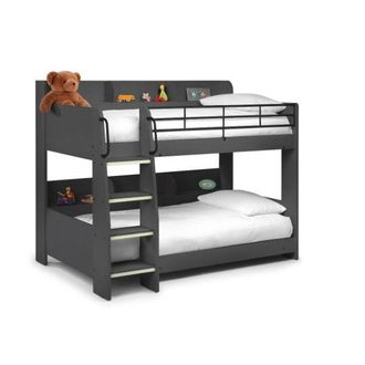 Julian Bowen Domino Single Bunk Bed Anthracite - Julian Bowen | TJ Hughes