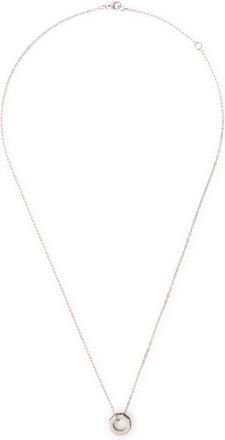 Off-white Hex Nut Lab Grown Black Diamond Pendant Necklace in Silver at Nordstrom