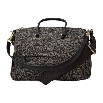 Borbonese Borsa Bauletto M - - Bags - Donna - Nero - ONE SIZE