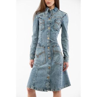 Moschino Womens Multicolor Cotton Casual Dress