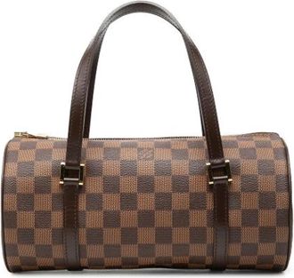 Louis Vuitton Pre-owned Papillon 26 - Dames - Vintage Handtas - Bruin - ONE Size - Leer - Vintage